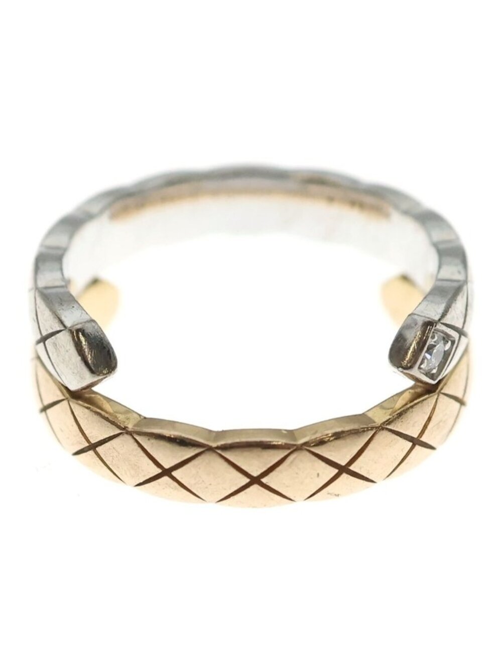 Chanel Coco Crush Diamond Ring Gold 46 - Picture 2 of 8